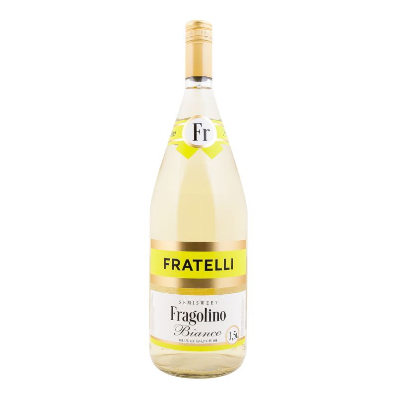 Напій вин. ігр. Fratelli Fragolino Bianco н/солодке біле 6-6.9% 1.5 л